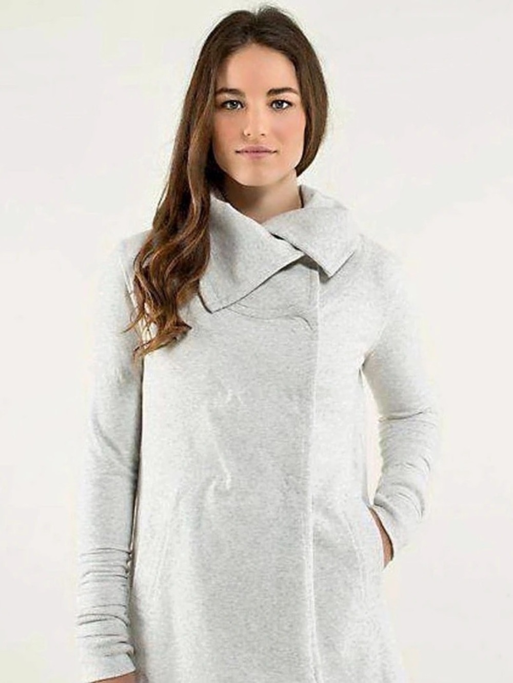 lululemon Gratitude Wrap in Heathered White - Size 6